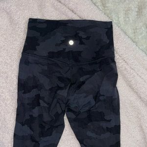 Black camo lululemon leggings